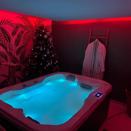 Chez Isa - Avec Jacuzzi Interieur Et Piscine Chauffee Lejlighed Gigean